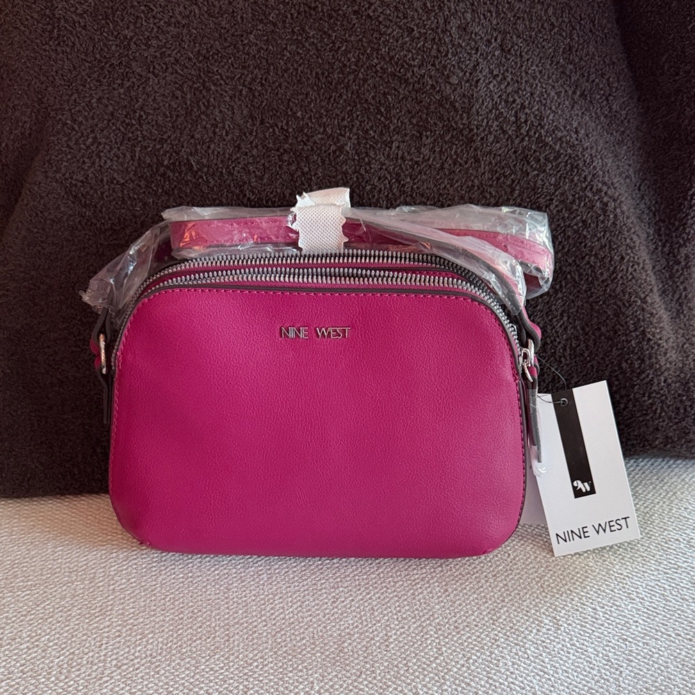 Nine West Brie Mini Crossbody Bag Berry